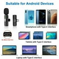 thumbnail image 5 of Cross-Border Supply in Stock K9 Mobile Live Streaming Noise Reduction Microphone Vlog Recording and Broadcasting 2.4G Wireless Collar Clip Microphone, 5 of 6
