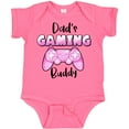 thumbnail image 3 of Inktastic Dad's Gaming Buddy Pink Controller Boys or Girls Baby Bodysuit, 3 of 5