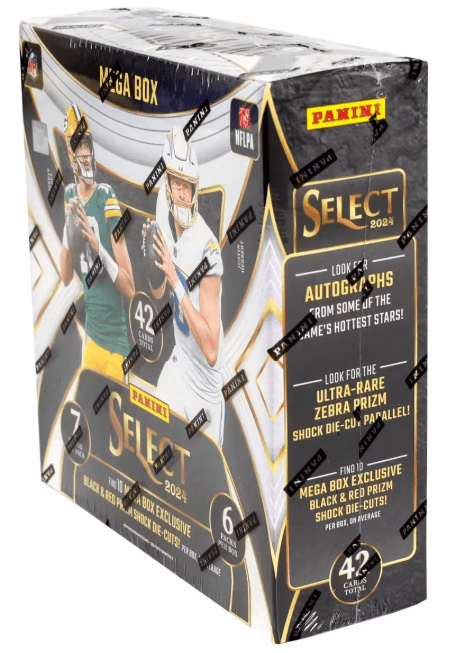 2024 Panini NFL Select Football Mega Box! (Black & Red Prizm Shock Die-Cuts!)