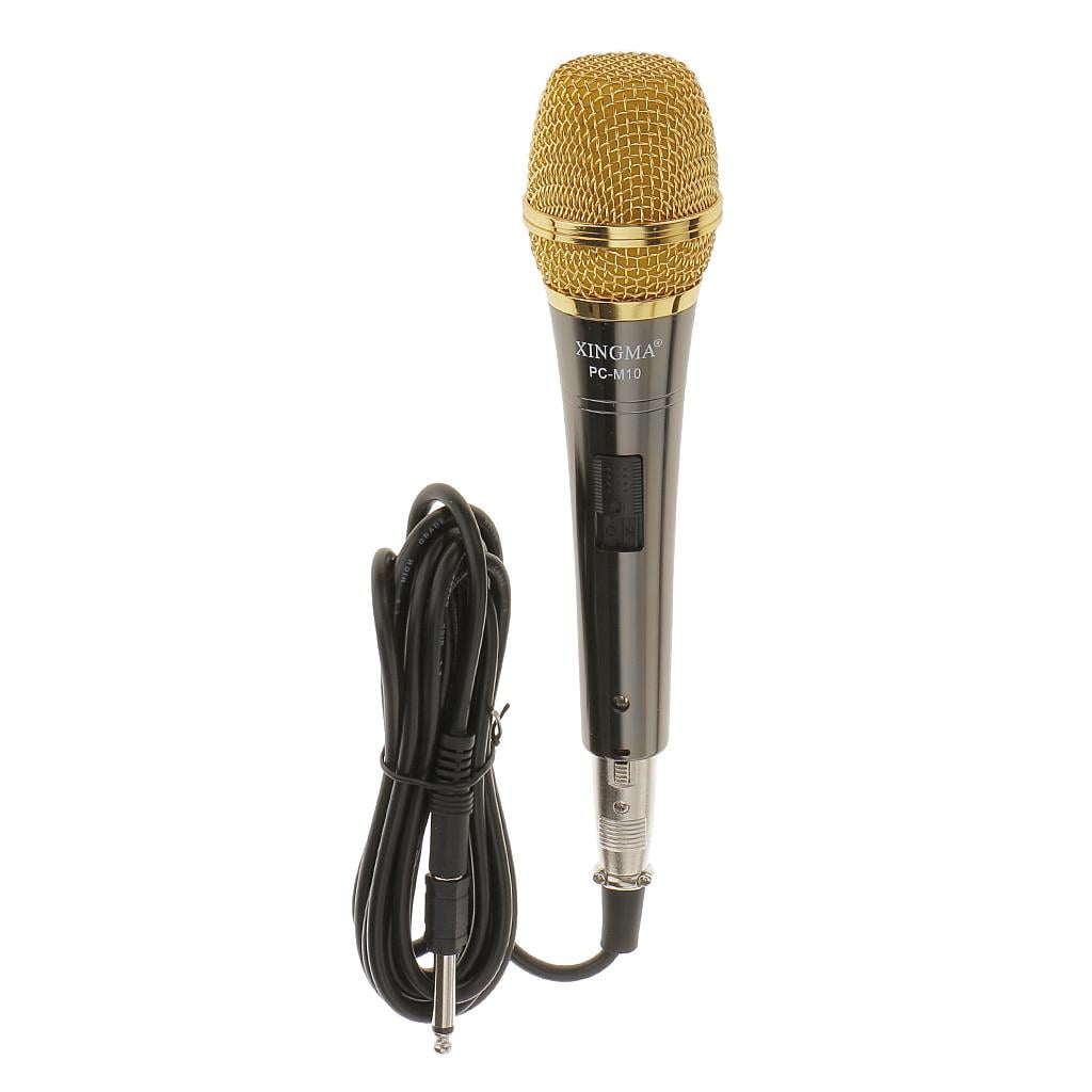 LeeQinersw PC-M10 Condenser Microphone Studio Microphone Microphone Microphone Black Gold