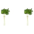 thumbnail image 2 of Inteprter Hojas de palma tropical de poliuretano: decoración reutilizable y no tóxica para fiestas muy cómoda al tacto. Type3 NO3, 2 of 6