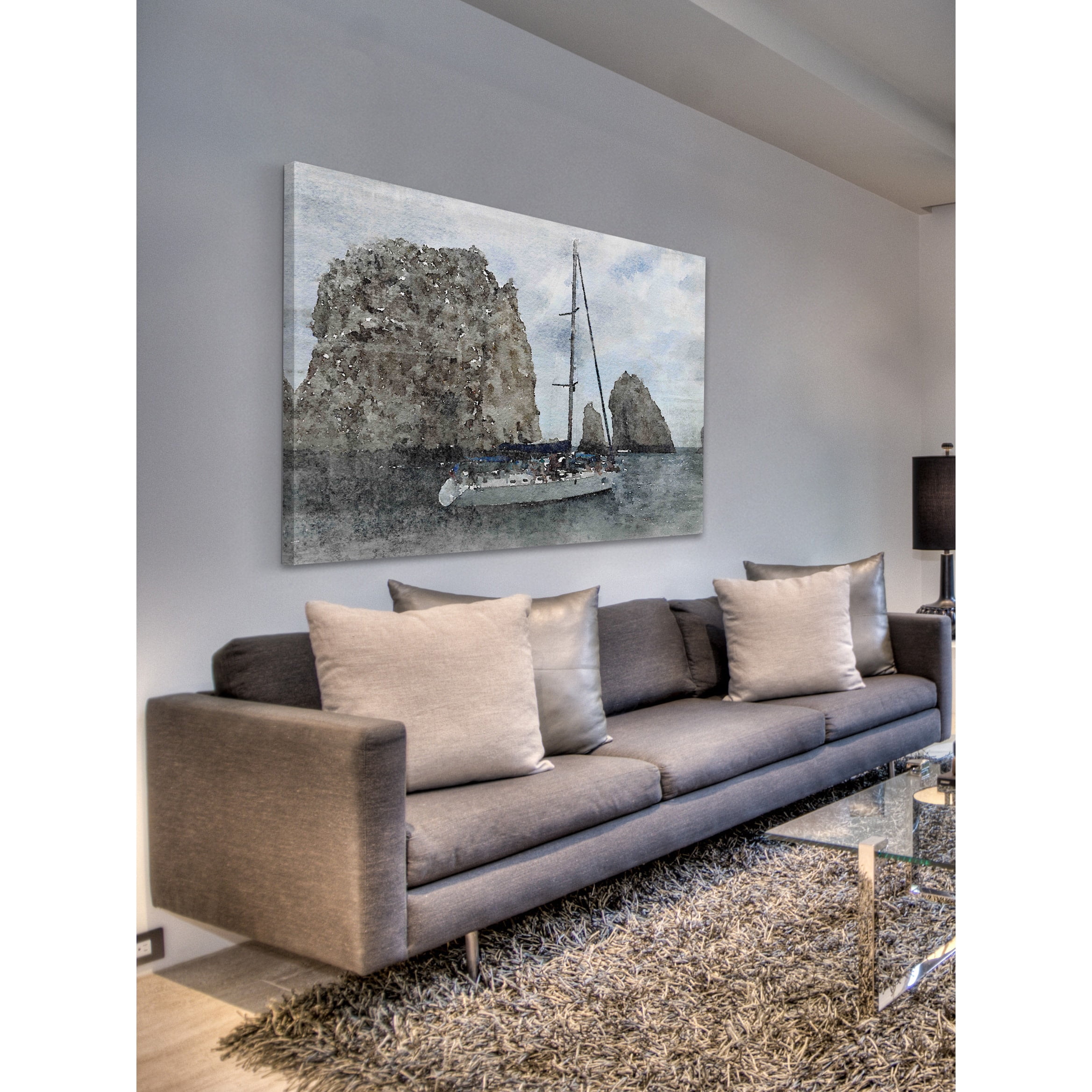 Marmont Hill 'Adventure 3' by Irena Orlov Painting Print on Wrapped Canvas