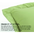 thumbnail image 5 of Standard Pillow Shams, Set of 2, 100% Brushed Microfiber, Soft and Cozy, Wrinkle, Fade, Stain Resistant (Sage Green, Standard), 5 of 6