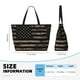 thumbnail image 4 of Disketp American Flag with Desert Camouflage Bolsa de Playa de Gran Capacidad, Bolso Impermeable y a Prueba de Arena para Mujer, Ideal para Playa, Piscina y Natación, 4 of 7