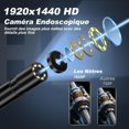 thumbnail image 3 of Endoscope Camera, 1920P HD Pipe Inspection Camera, IP67 Endoscope Camera with 8 LED Lights 5m Semi-Rigid Cable for iPhone iOS iPad Android Smartphone, 3 of 4