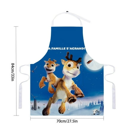 

Niko Movie apron with pockets and waterproof features adjustable for adults in kitchen cooking suitable for artistic drawing and crafting，for 33 x 28 .