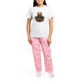 thumbnail image 4 of CafePress - Just Married Women's Light Pajamas - Women's Short Sleeve Print T-Shirt and Pants Light Cotton Pajama Set, 4 of 7