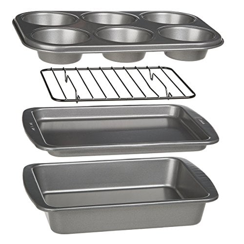 Ecolution Bakeins 4Piece Toaster Oven Bakeware Set NEW FREE SHIPPING