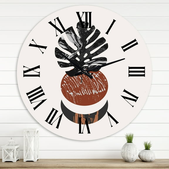 Designart 1 in Modern,Contemporary Wall Clock