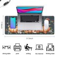 thumbnail image 5 of Washable Mouse Pad,Happy Thanksgiving Fall Rectangle Mouse Mat Waterproof Mouse Pad Non Slip Rubber Mousepad Gaming for Gaming Gifts (31.5x11.8in), 5 of 7
