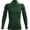 Dark Green, variant on Men's ColdGear Mock Neck Compression Long Sleeve Shirt (Forest Green, X-Large)