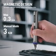 thumbnail image 6 of WORKPRO 3.7V Electric Precision Screwdriver Set, 52-in-1 Cordless Mini Driver Kit with LED Light & S2 Steel Bits for Electronics Repair, 6 of 9