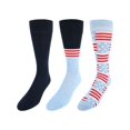 thumbnail image 1 of Red White & Crew  Pattern Novelty Crew Socks (3 Pair Pack) (Men's), 1 of 3