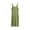 Green A, variant on Ashirexll Womens Summer Dresses, Casual Dresses for Women, Fashion Leisure Solid Color Camisole Sleeveless Round Neck Dress
