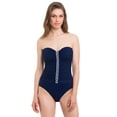 thumbnail image 3 of Profile by Gottex Harbor Island Bandeau One Piece E832-2013-410 Navy / 14, 3 of 3