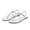 Silver, variant on Thong Sandals for Women Summer Beach Rhinestone Flip-Flops Ankle Strap Comfortable Slip On Flat Sandals, Silver Size 6