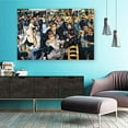 thumbnail image 3 of IDEA4WALL Dance at Le Moulin de la Galette (Bal du moulin de la Galette) by Pierre Auguste Renoir Canvas Wall Art - 24"x36", 3 of 5