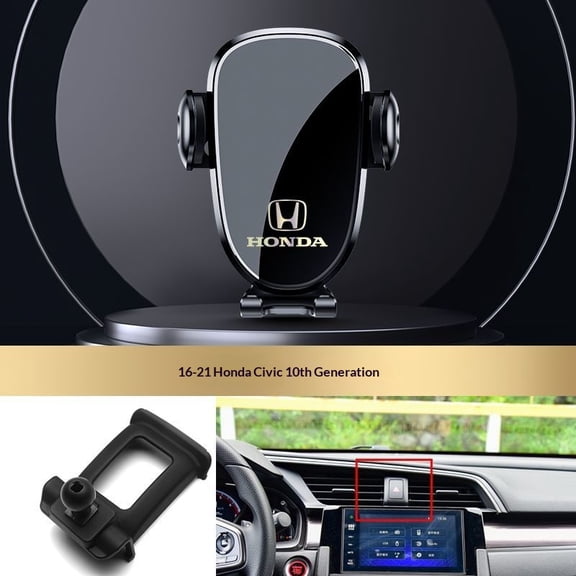 Car Phone Mount Adapter For Honda 2016-2021 10th Gen Civic Holder Stand Mobile Car Cellphone Gravity Bracket Only Base