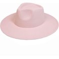 thumbnail image 1 of VERVE 8 Wide Brim Vegan Felt Rancher Hat - Women, Men, and Kids Fedora Style with Adjustable Inner Drawstring, 1 of 8