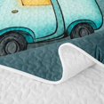 thumbnail image 5 of Erosebridal Teal Camping Bed Spread Queen, Roof Tent Campfire Queen Coverlet Set for Men and Women, 3-Piece, 5 of 7