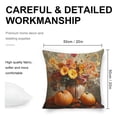 thumbnail image 2 of Flowers, pumpkinslinen throw pillowcase decoration pillowcase gifting preferred 20x20 inch cushion cover 4 sets sofa pillowcase sofa bedroom living room car, 2 of 8