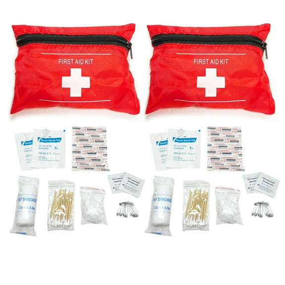 2 Sets First Aid Kit 72 PC Camping Travel Outdoors Emergency Medical Supplies