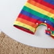 thumbnail image 3 of Gibobby Pañalero de algodón Body de manga corta para bebé recién nacido, ropa de bebé para niños y niñas, mono de arcoíris para niños, verano, superbonito(Blanco, 0-3 Meses ), 3 of 5