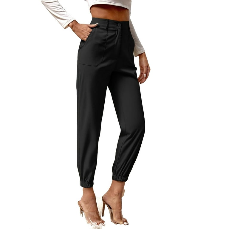 Cropped tapered pants best sale womens