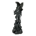 thumbnail image 5 of Large Gothic Smaug Dragon Overlord Guarding Castle Pendulum Table Clock Statue, 5 of 8