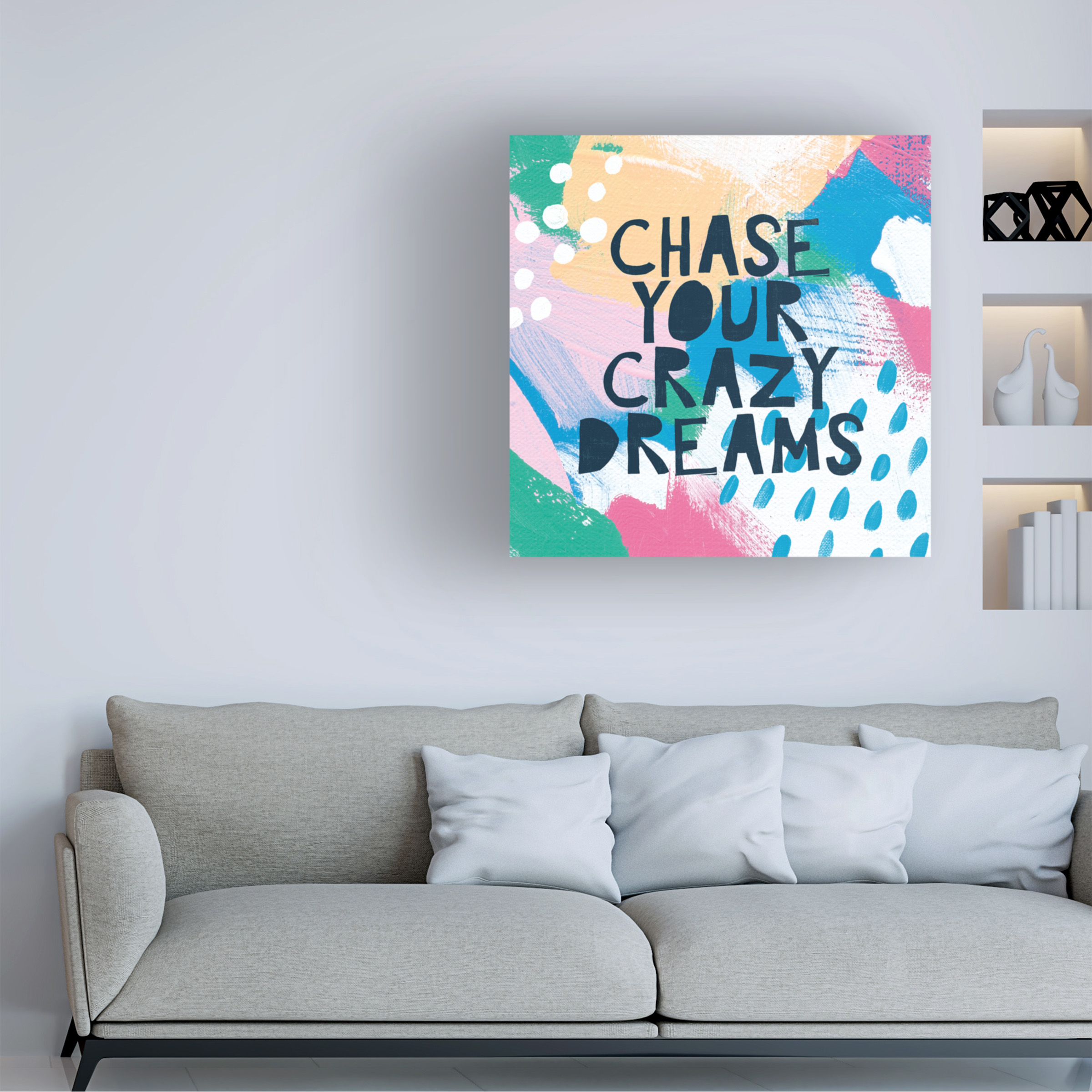 Trademark Fine Art 'Bright Inspiration I' Canvas Art by Moira Hershey