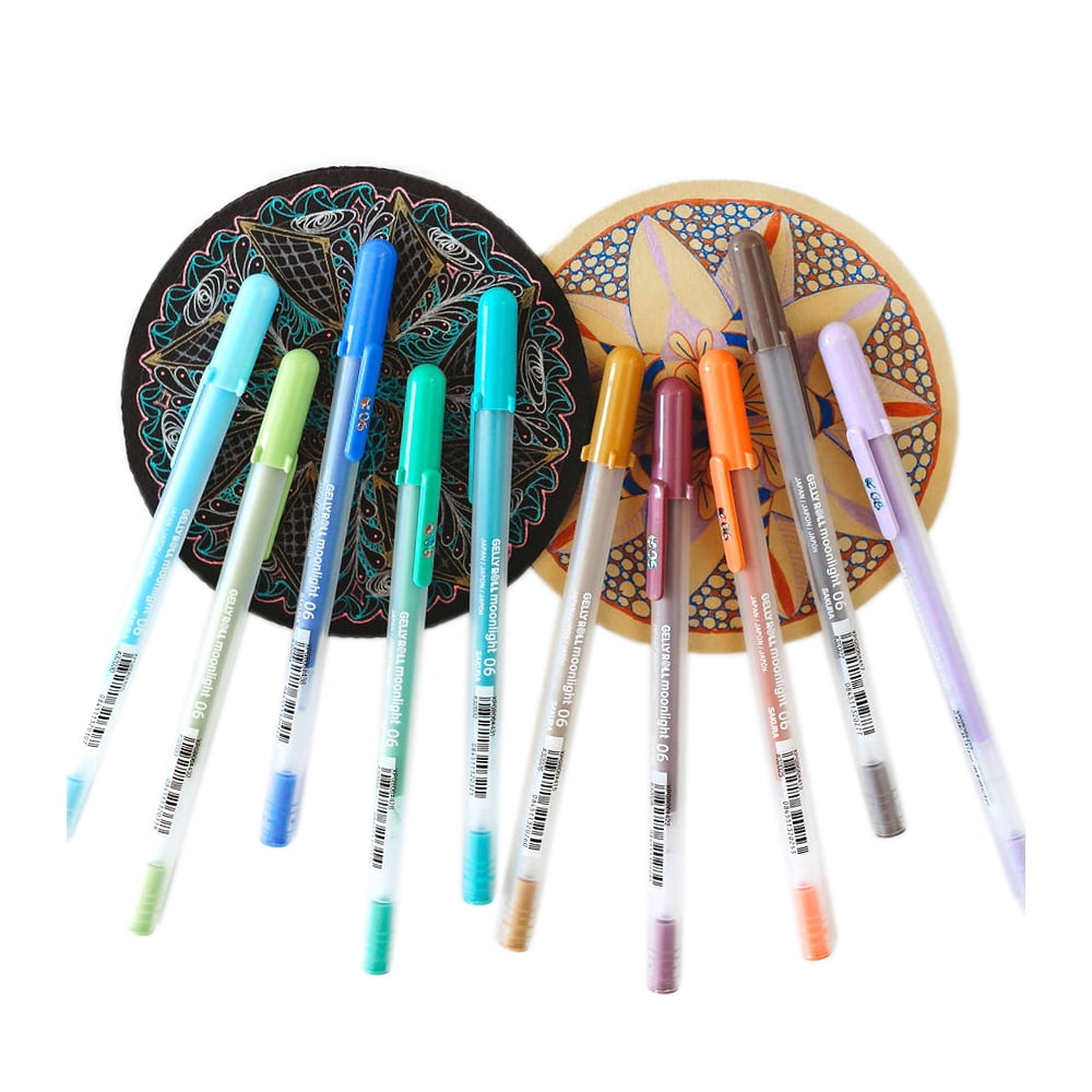 Gelly Roll Moonlight 06 Fine Point Daylight Gel Pens, 6 Packs: 5 ct. (30 total)
