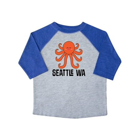 

Inktastic Seattle Octopus Washington Vacation Gift Toddler Boy or Toddler Girl T-Shirt