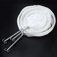 thumbnail image 6 of Large Reusable Coffee Tea Filter Traditional Thai Cloth Strainer Metal Handle Pour Over Dripper, 6 of 9