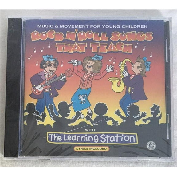 Kimbo Educational KUB6000CD Rock N Roll Songs that TeachPK to 1st Grade