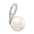thumbnail image 2 of 14k White Gold Polished Pearl Pendant, 2 of 4