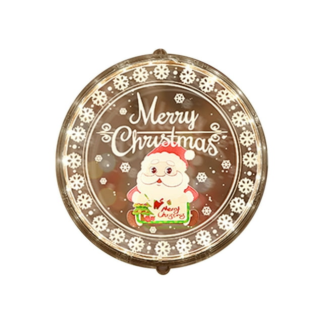 2A Led Christmas Decorative Lights With Suction Cups For Easy Installation On Windows And Mirrors Battery Operated With Multiple Lighting Modes For Ambiance Weight 0.66 Pounds