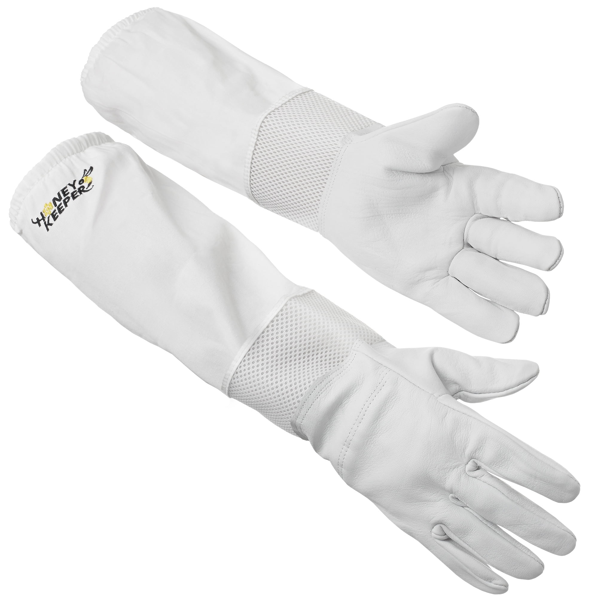 Beekeepers Yellow Fencing Basic Suit White Gloves Sets Choose Your Size 