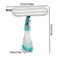 4 In 1 Microfiber Window Squeegee With Water Spray Bottle Home And Body
