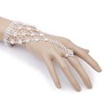 thumbnail image 3 of Joyería Nupcial Sunnimix Pulsera Nupcial Rhinestone Plateado, 3 of 8