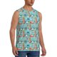 thumbnail image 2 of Fotbe Sea Lighthouse Men's Camiseta sin Mangas Estampada para Hombres, Playera Casual para Gimnasio, Entrenamiento, Playa-Large, 2 of 7