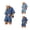 BU1, variant on Short Sets for Women Short Sleeve Button Down Collared Denim Shirt and Shorts 2 Piece Matching Set Streetwear