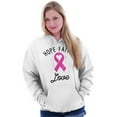 thumbnail image 5 of Hope Faith love Breast Cancer Ribbon Hoodie Sweatshirt Women Brisco Brands S, 5 of 6