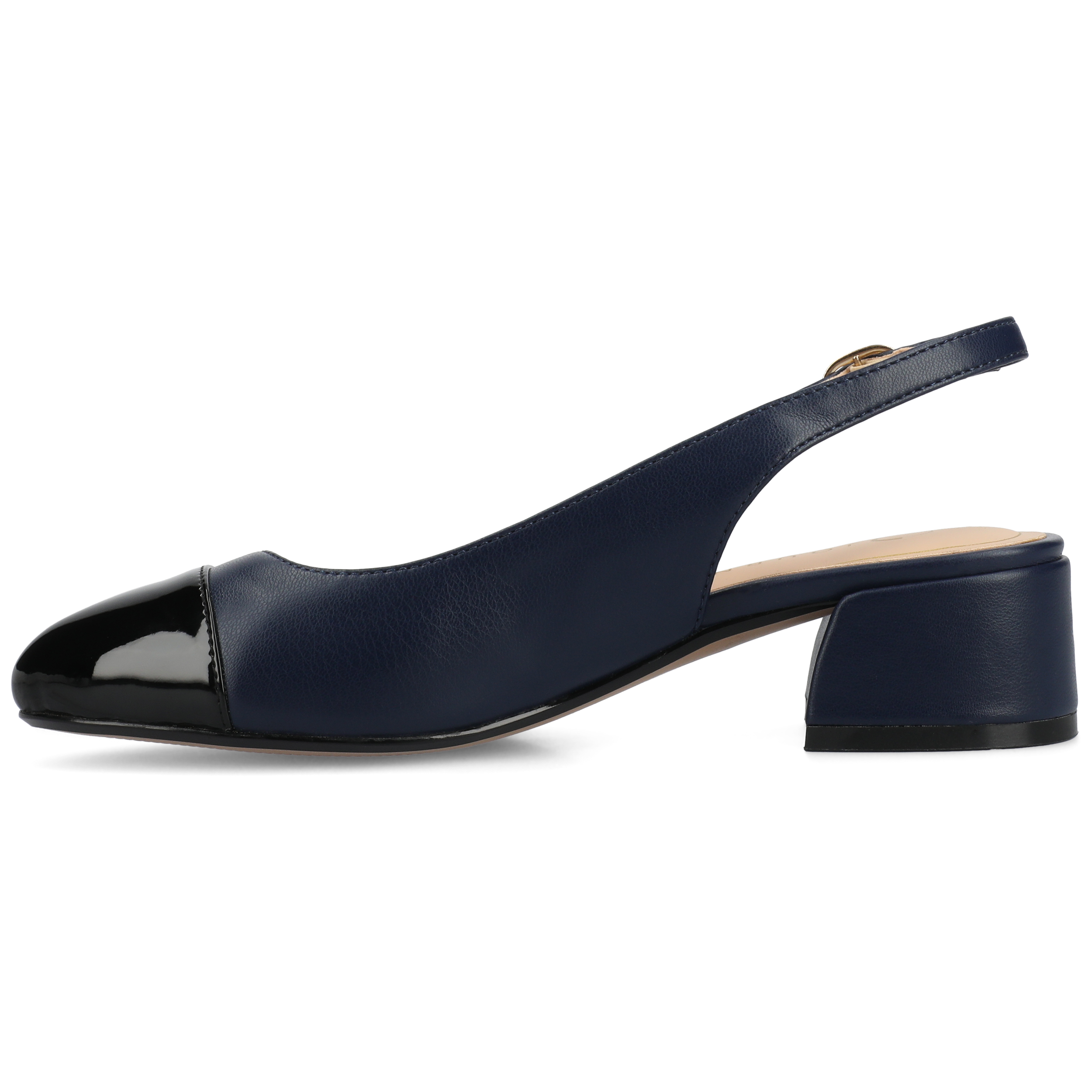 Journee Women's Sammie Slingback Block Heel Pumps photo 2