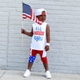 thumbnail image 2 of Mercatoo Toddler Boys Girls 4th Of July Clothes Sleeveless Vest Tops USA Flag Print Shorts 2Pcs Outfits Set, 2 of 5