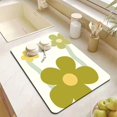 thumbnail image 2 of Tapete de drenaje for encimera de cocina, tapete antisalpicaduras for lavabo, tapete de secado de platos, posavasos absorbente, tapete aislante sin lavado, 40cm x 60cm, 2 of 2