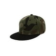 thumbnail image 1 of Top Headwear Flat Bill Adjustable Snapback Cap - Camo/Black, 1 of 2