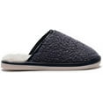 thumbnail image 6 of Seranoma Emma Womens House Plush Breathable Lined Memory Foam Anti Slip Slippers Navy, 6 of 7