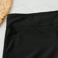 thumbnail image 7 of Swimsuit Bottom for Women Women Summer Fashion Solid High Stretch Slim Fresh Swimming Trunks Swimming Pants Black XXXL, 7 of 7