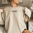 thumbnail image 5 of Made to Teach Elegant Script Sweatshirt, Teacher Appreciation Gift, Casual Educator Top, Unisex Crew Neck, 5 of 10