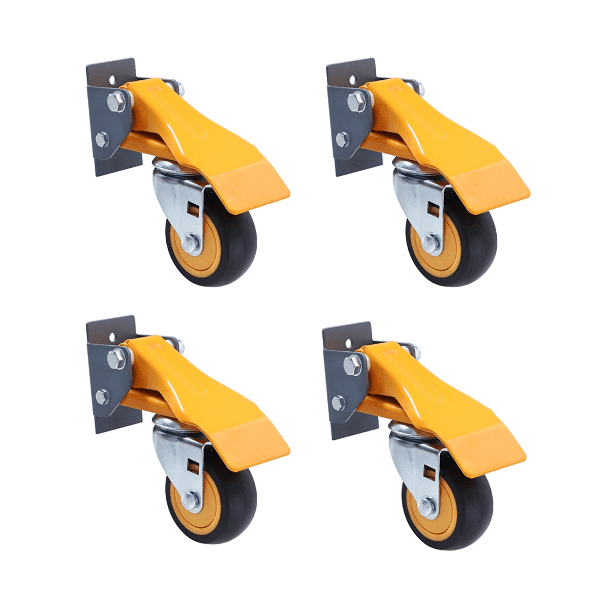 Workbench Casters Kit , Extra Heavy Duty Retractable Casters 4 Pack
